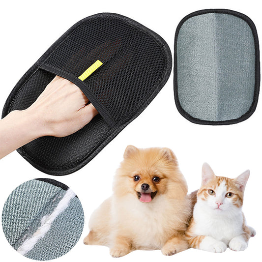 Pet Hair Remover Glove — Reusable Fur Removal Mitt for Cats & Dogs