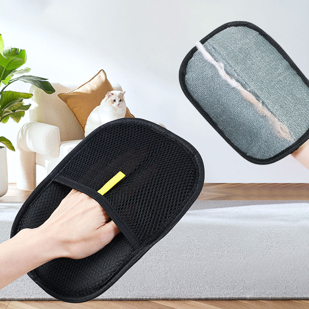 Pet Hair Remover Glove — Reusable Fur Removal Mitt for Cats & Dogs